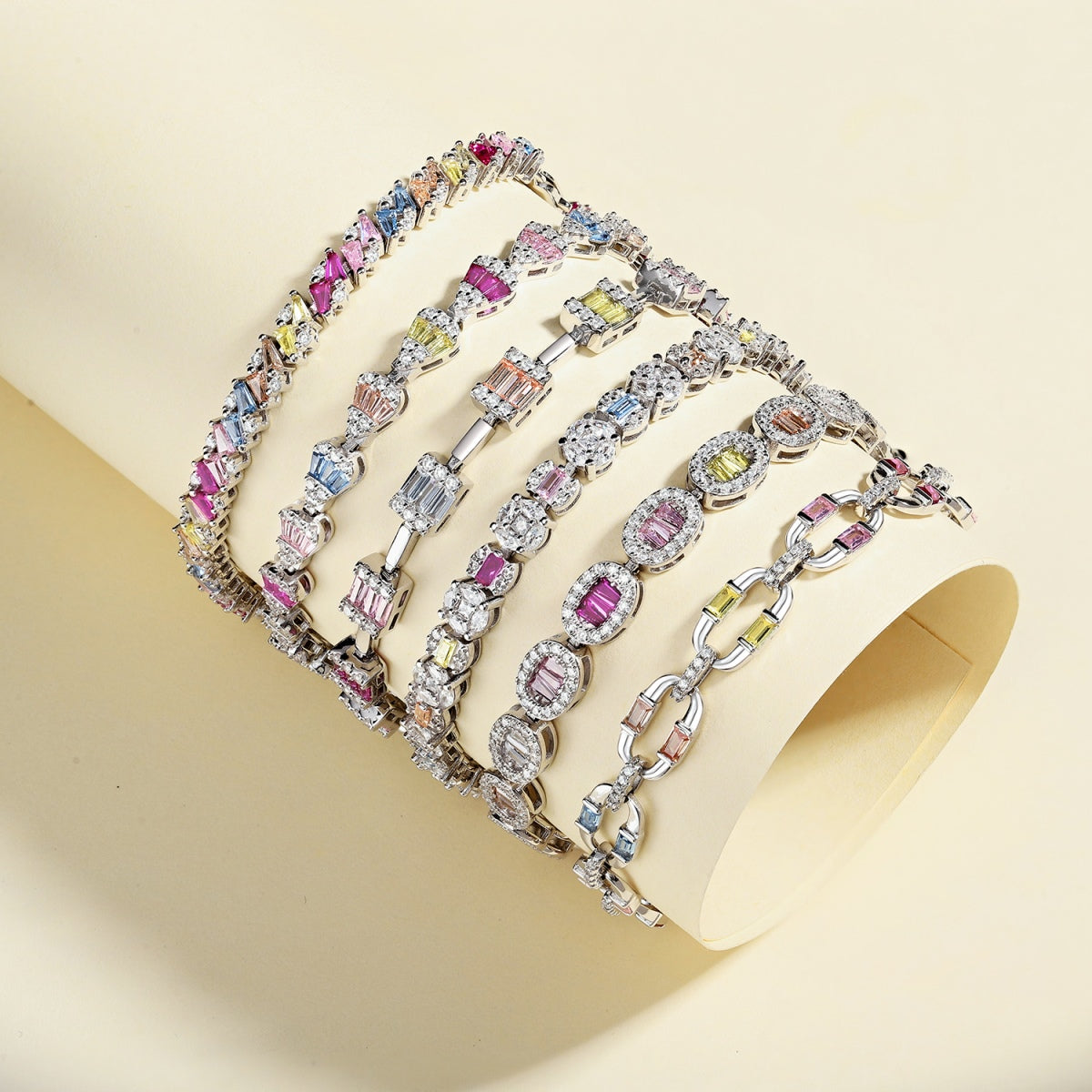 [Kincade Jewelrys]Exquisite Ornate Emerald Cut Daily Bracelet