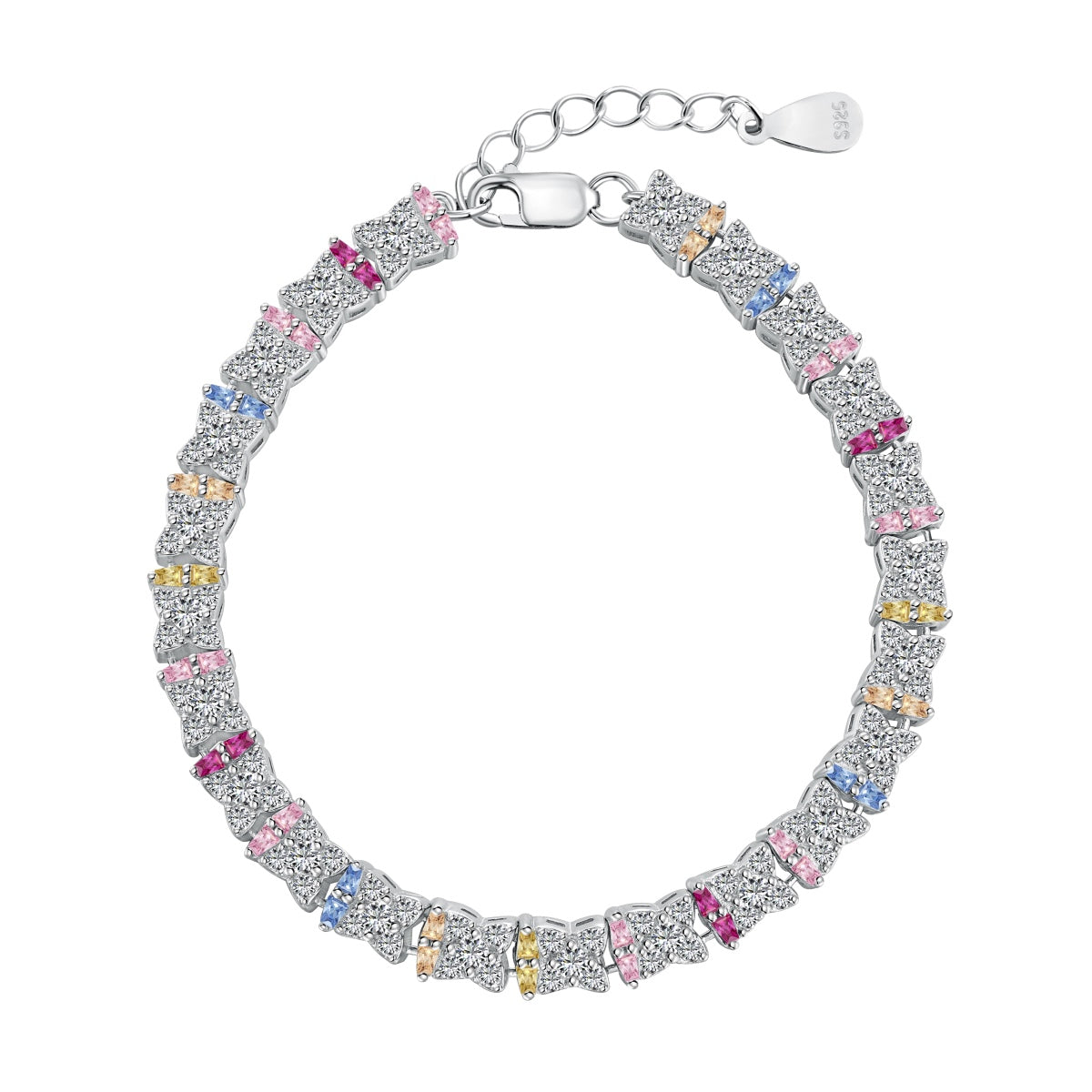 [Kincade Jewelrys]Unique Colorful Flower Shape Daily Bracelet