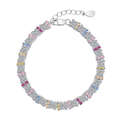 [Kincade Jewelrys]Unique Colorful Flower Shape Daily Bracelet