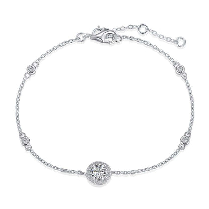 [Kincade Jewelrys] Bracelet éblouissant à forme ronde