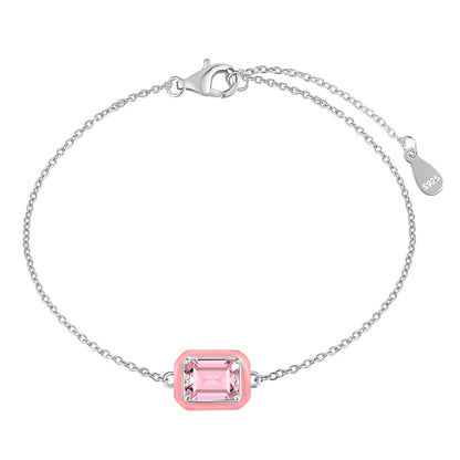 [Kincade Jewelrys] Bracelet quotidien en émeraude colorée scintillante de 2,0 carats