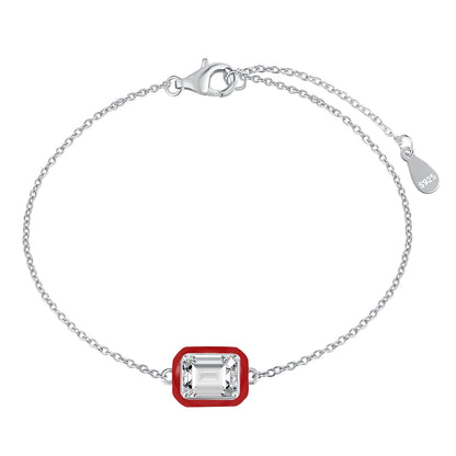 [Kincade Jewelrys] Bracelet quotidien en émeraude colorée scintillante de 2,0 carats