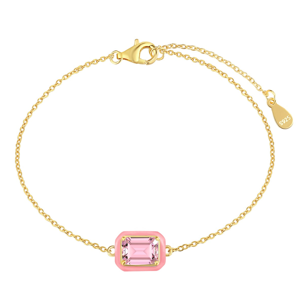 [Kincade Jewelrys] Bracelet quotidien en émeraude colorée scintillante de 2,0 carats