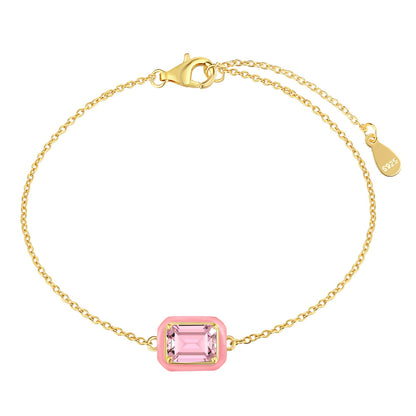 [Kincade Jewelrys] Bracelet quotidien en émeraude colorée scintillante de 2,0 carats