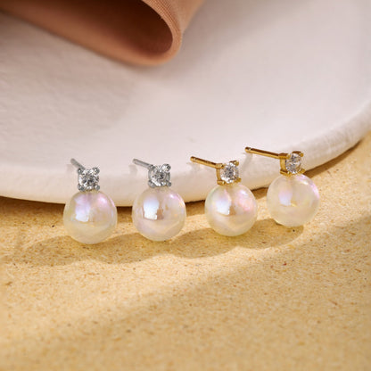 [Kincade Jewelry] Boucles d'oreilles sirène en perles Symphony