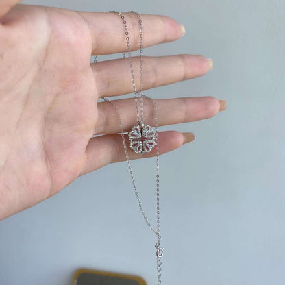 [Kincade Jewelrys]Ornate Heart Cut Flower Shape Necklace