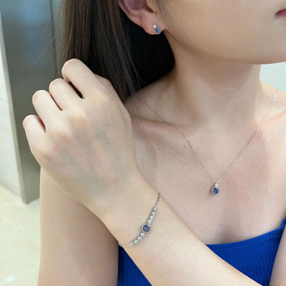[Kincade Jewelrys] Bracelet luxueux en forme de cœur de l'océan