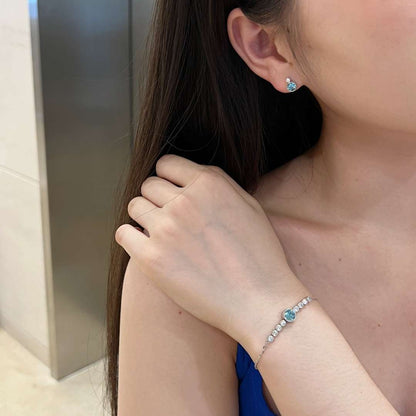 [Kincade Jewelrys] Bracelet luxueux en forme de cœur de l'océan