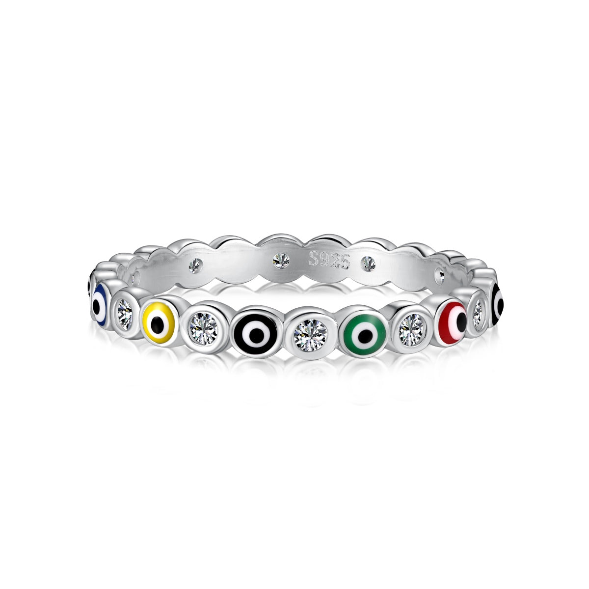 [Kincade Jewelrys] Bague ronde scintillante et vibrante pour un usage quotidien