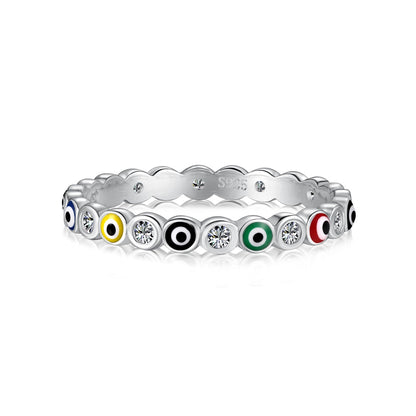 [Kincade Jewelrys] Bague ronde scintillante et vibrante pour un usage quotidien