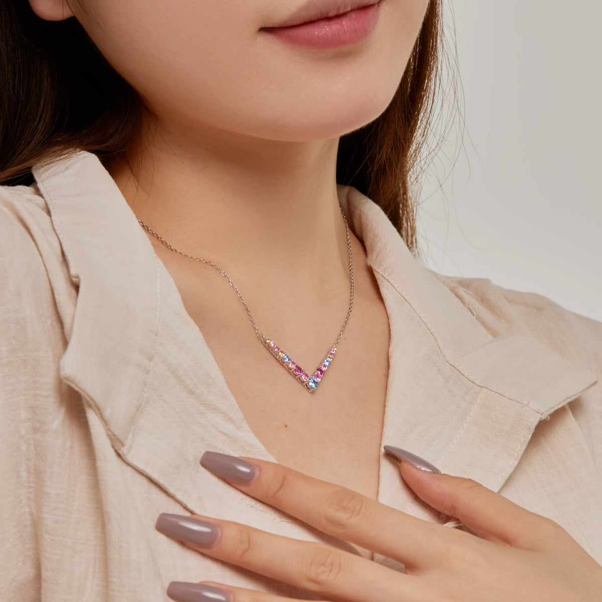 [Kincade Jewelrys] Collier rond orné