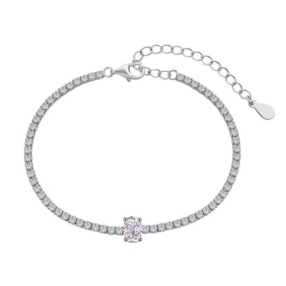 [Kincade Jewelrys] Bracelet quotidien exquis de 0,75 carat à taille ovale