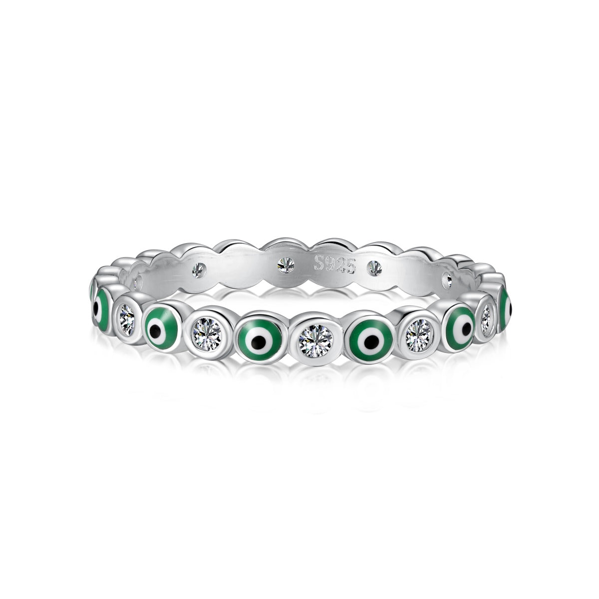 [Kincade Jewelrys] Bague ronde scintillante et vibrante pour un usage quotidien