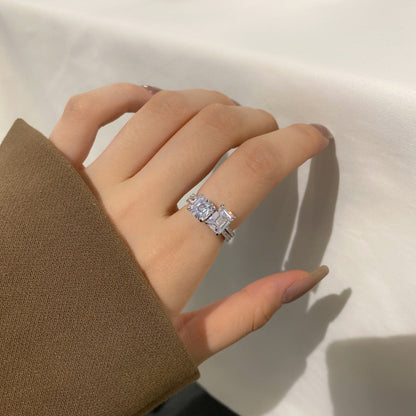[Kincade Jewelrys]2.0 Carat Scintillating Ornate Radiant Cut Party Ring