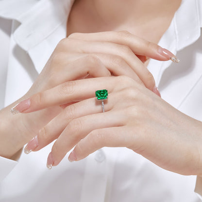 [Kincade Jewelry] Bague de fiançailles luxueuse de 4,0 carats