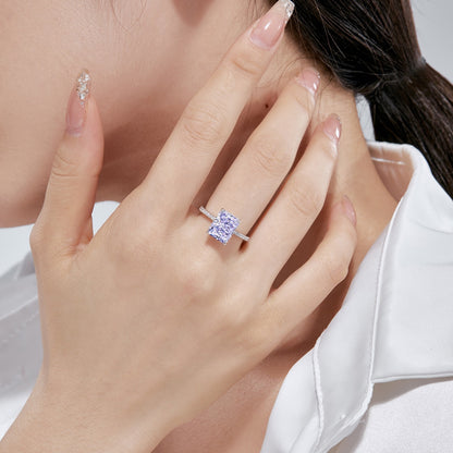 [Kincade Jewelry] Bague de fiançailles luxueuse de 4,0 carats