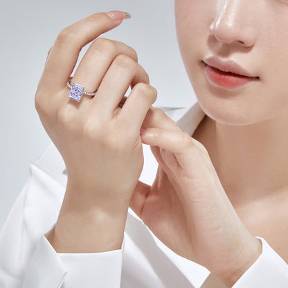 [Kincade Jewelry] Bague de fiançailles luxueuse de 4,0 carats
