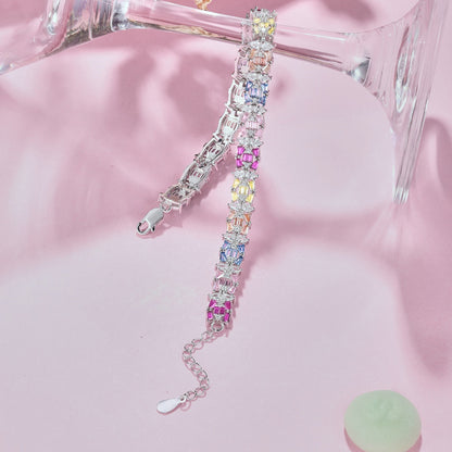 [Kincade Jewelrys] Bracelet de fête délicat et coloré à plusieurs coupes