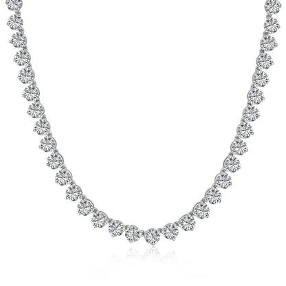 [Kincade Jewelrys] Collier tennis orné de cœurs taillés