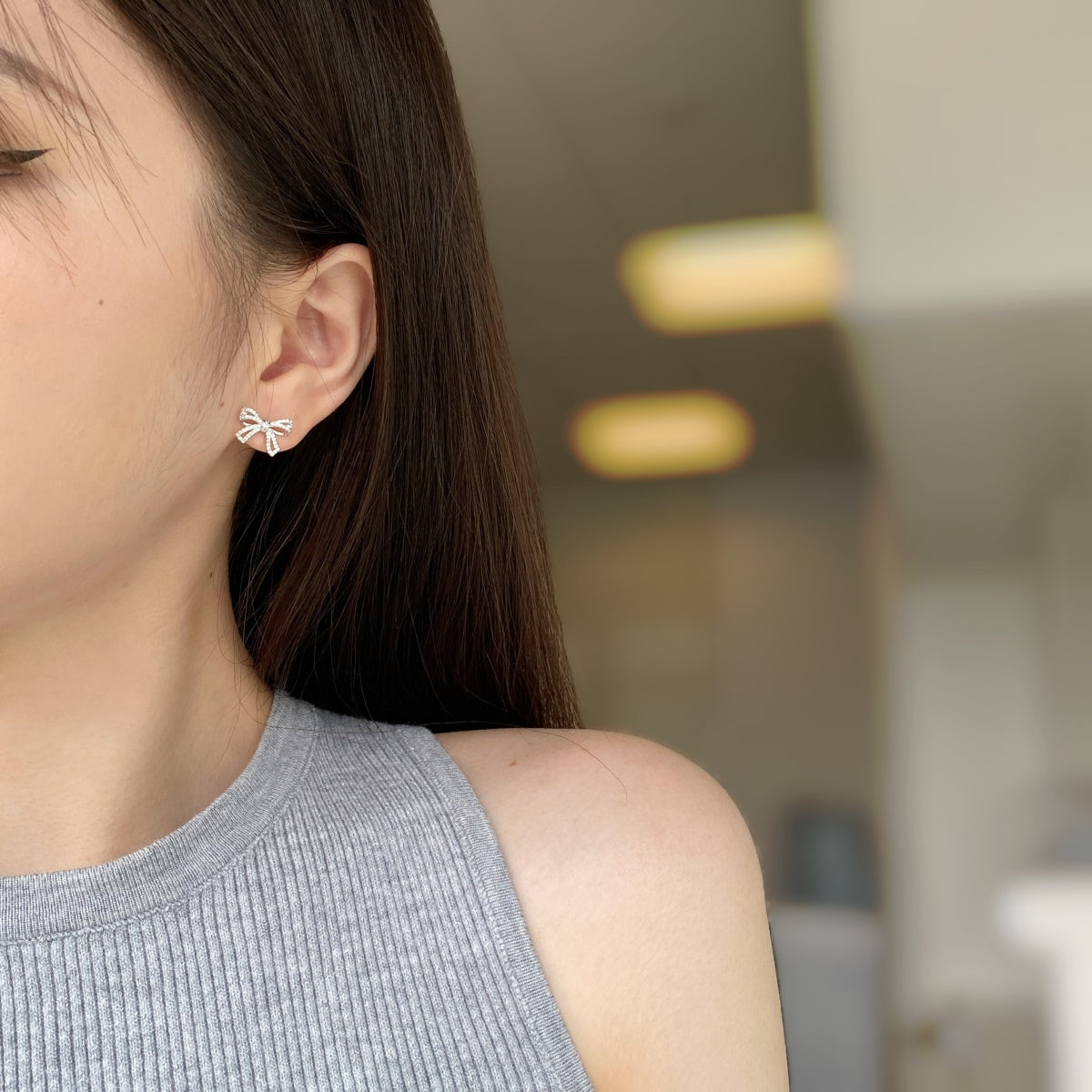 [Kincade Jewelrys]Dainty Bow Shape Earrings