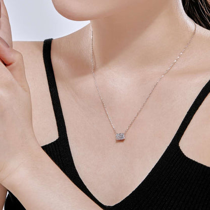 [Kincade Jewelrys]Luxurious Square Shape Colorful Necalack
