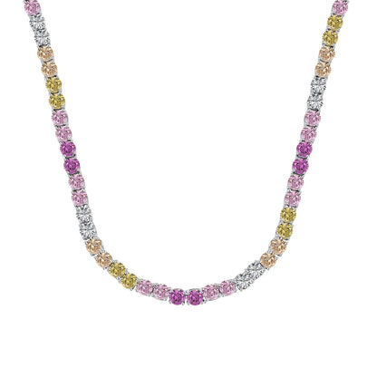 [Kincade Jewelrys] Collier tennis délicat et coloré