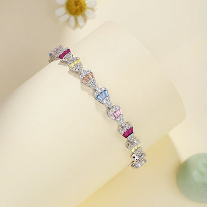 [Kincade Jewelrys] Bracelet quotidien en forme de goutte d'eau rayonnante