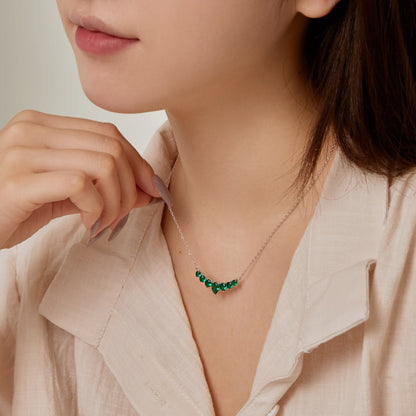 [Kincade Jewelrys] Collier délicat en forme de cœur coloré