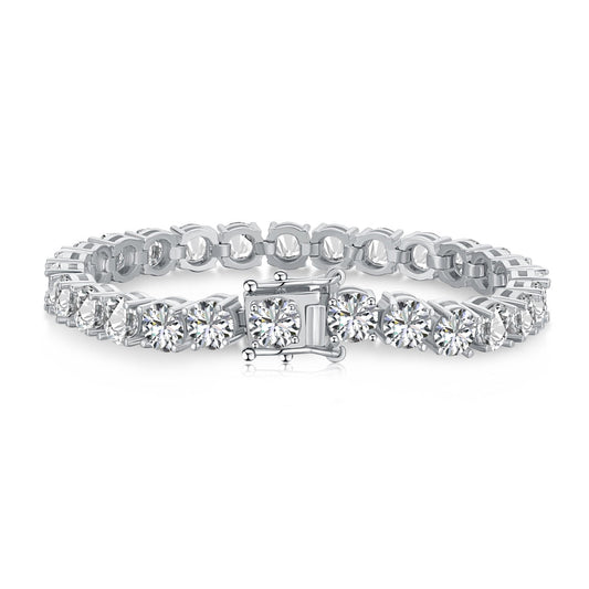 [Kincade Jewelrys] Bracelet de mariage éblouissant taille ronde de 0,75 carat