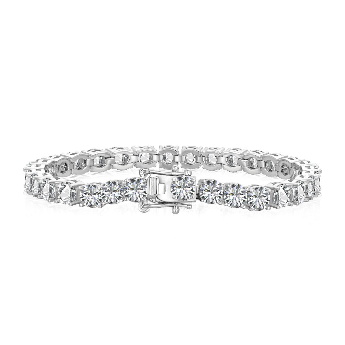 [Kincade Jewelrys] Bracelet de mariage rond orné et scintillant