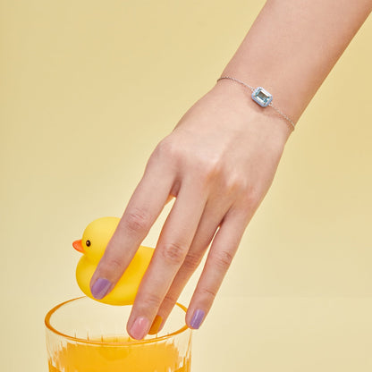 [Kincade Jewelrys] Bracelet quotidien en émeraude colorée scintillante de 2,0 carats