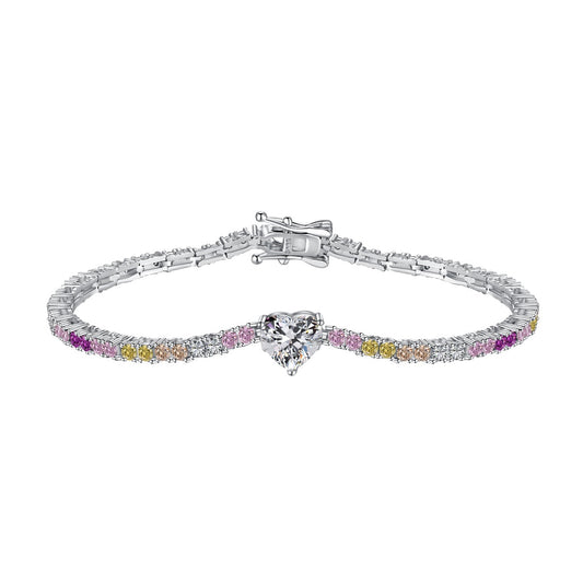 [Joyas Kincade] Pulsera romántica con forma de corazón para enamorados