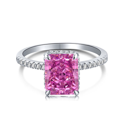 [Kincade Jewelry] Bague de fiançailles luxueuse de 4,0 carats