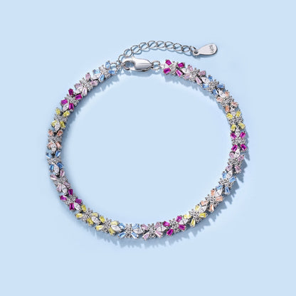 [Kincade Jewelrys] Bracelet de fête taille émeraude aux couleurs éclatantes