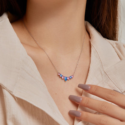 [Kincade Jewelrys] Collier délicat en forme de cœur coloré