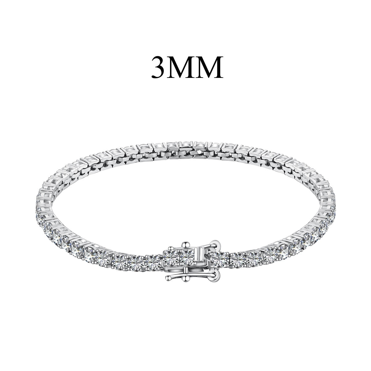 [Kincade Jewelrys]Radiant Colorful Round Cut Party Bracelet
