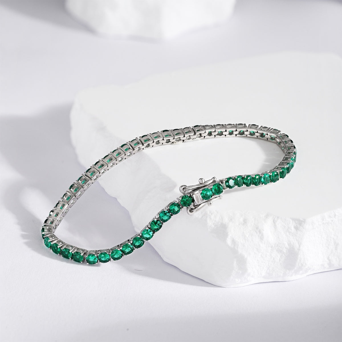 [Kincade Jewelrys]Radiant Colorful Round Cut Party Bracelet