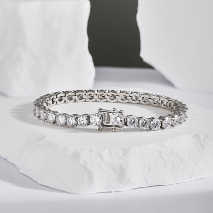 [Kincade Jewelrys] Bracelet de mariage rond orné et scintillant