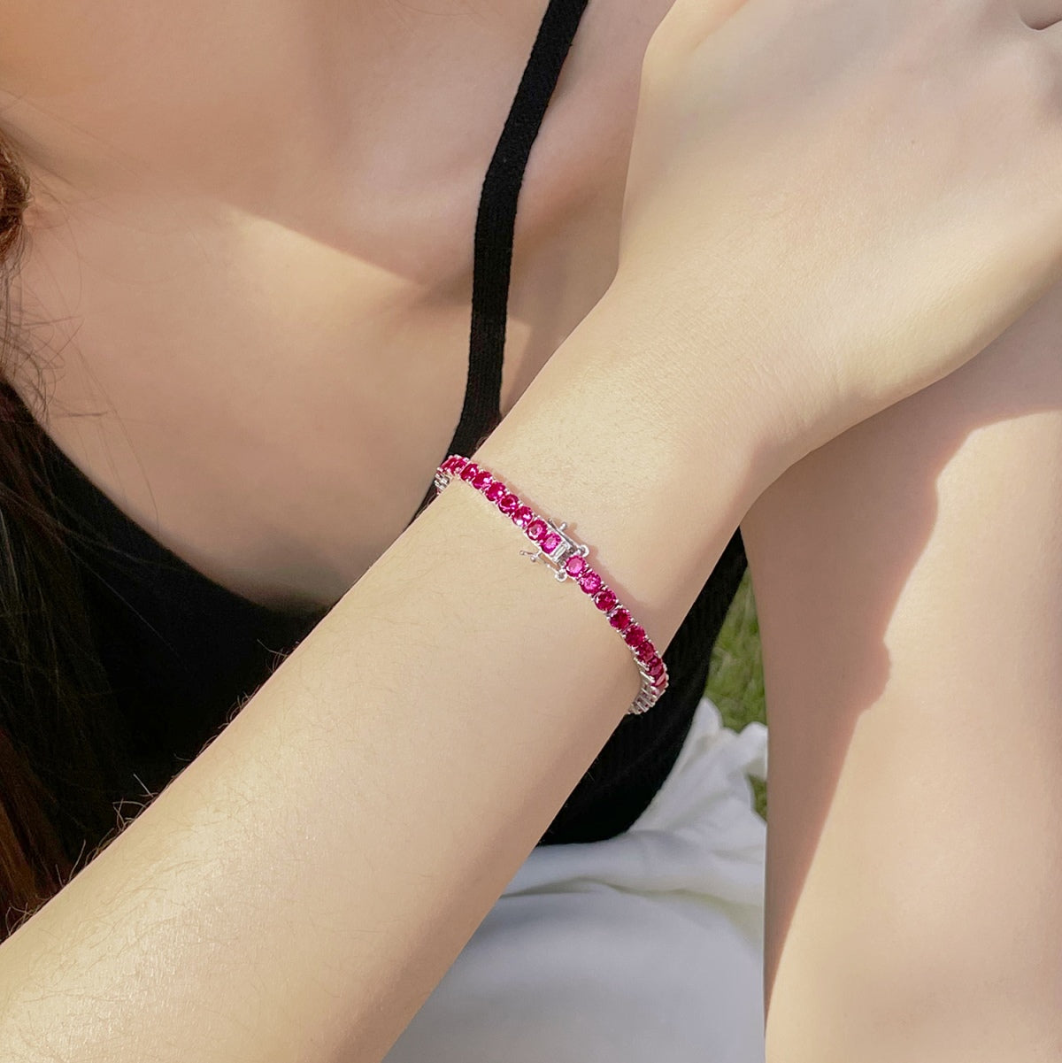 [Kincade Jewelrys] Bracelet de fête rond et coloré éclatant