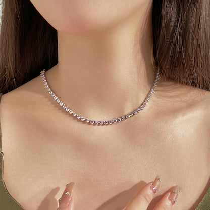 [Kincade Jewelrys] Collier tennis orné de cœurs taillés