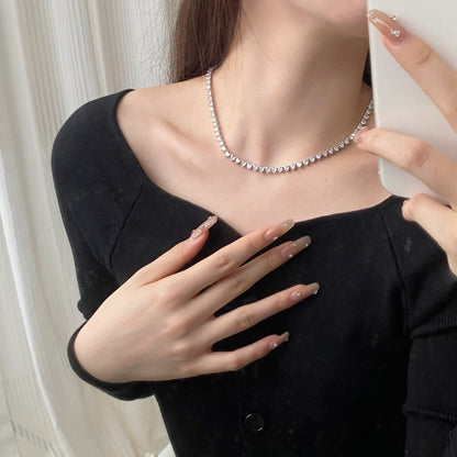 [Kincade Jewelrys] Collier tennis orné de cœurs taillés