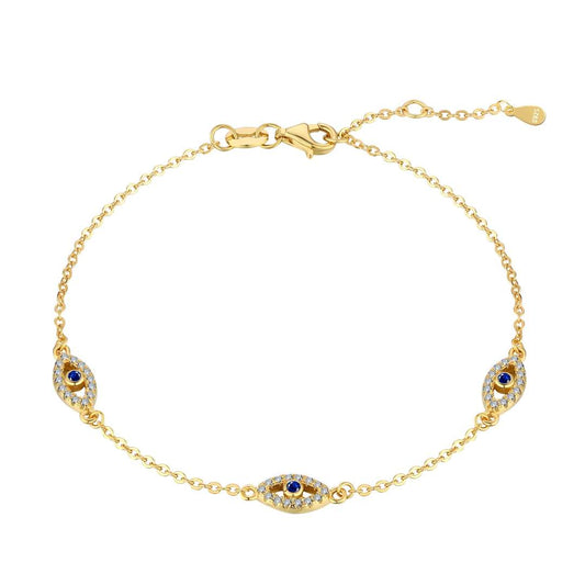 [Joyas Kincade] Collar con colgante de ojo malvado