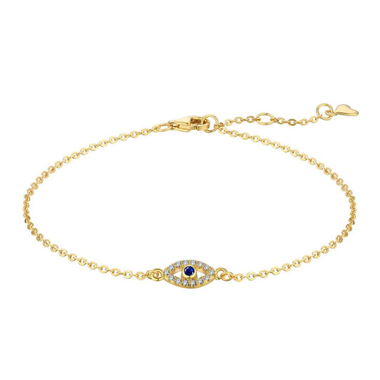 [Joyas Kincade]Collar con forma de mal de ojo