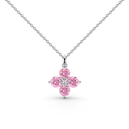 [Kincade Jewelry] Collier trèfle à quatre feuilles et étoile à huit branches
