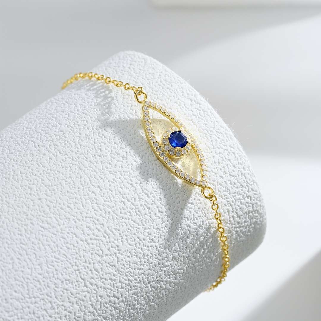 [Kincade Jewelrys] Bracelet creux œil du diable
