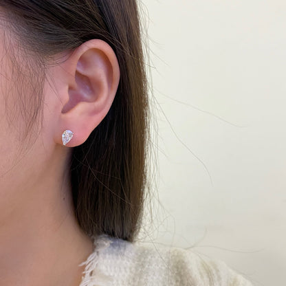 [Kincade Jewelrys]Ornate Water Drop Shape Earrings