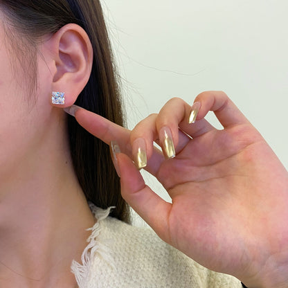 [Kincade Jewelrys] Boucles d'oreilles carrées ornées