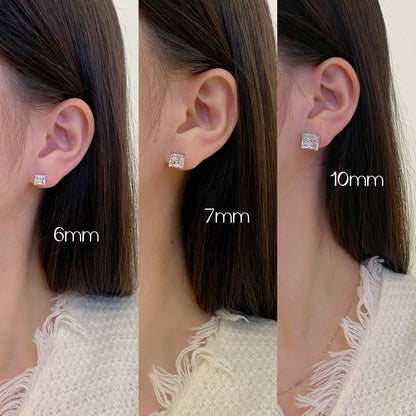 [Kincade Jewelrys] Boucles d'oreilles délicates de forme carrée