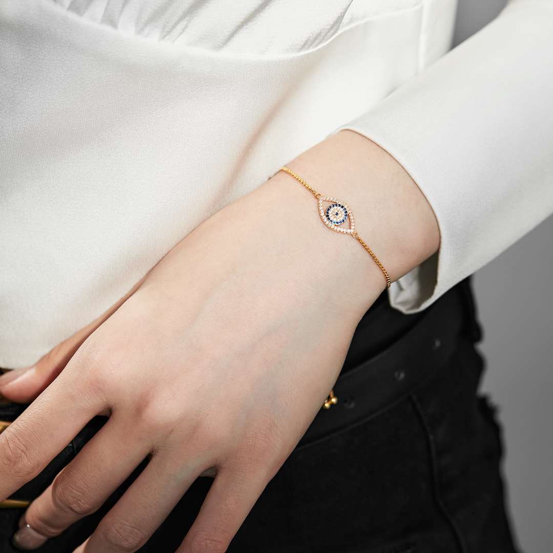 [Kincade Jewelrys] Collier en forme d'œil éblouissant