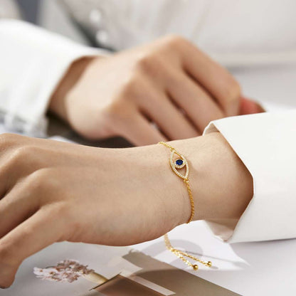 [Kincade Jewelrys] Bracelet creux œil du diable